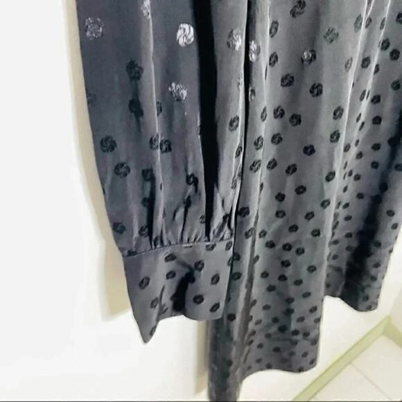 J. Crew black Jacquard Floral Dot Shift Dress - Picture 11 of 14